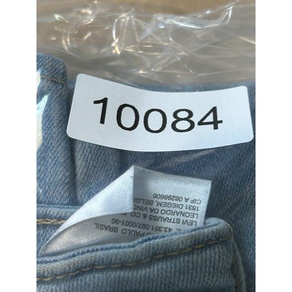 Levi's 721‎ High Rise Skinny Blue Jeans Stretch Women's Size 29 Light Wash Denim - Picture 10 of 10